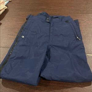 The North Face Navy Blue ski pants.